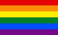 An image of the rainbow flag.